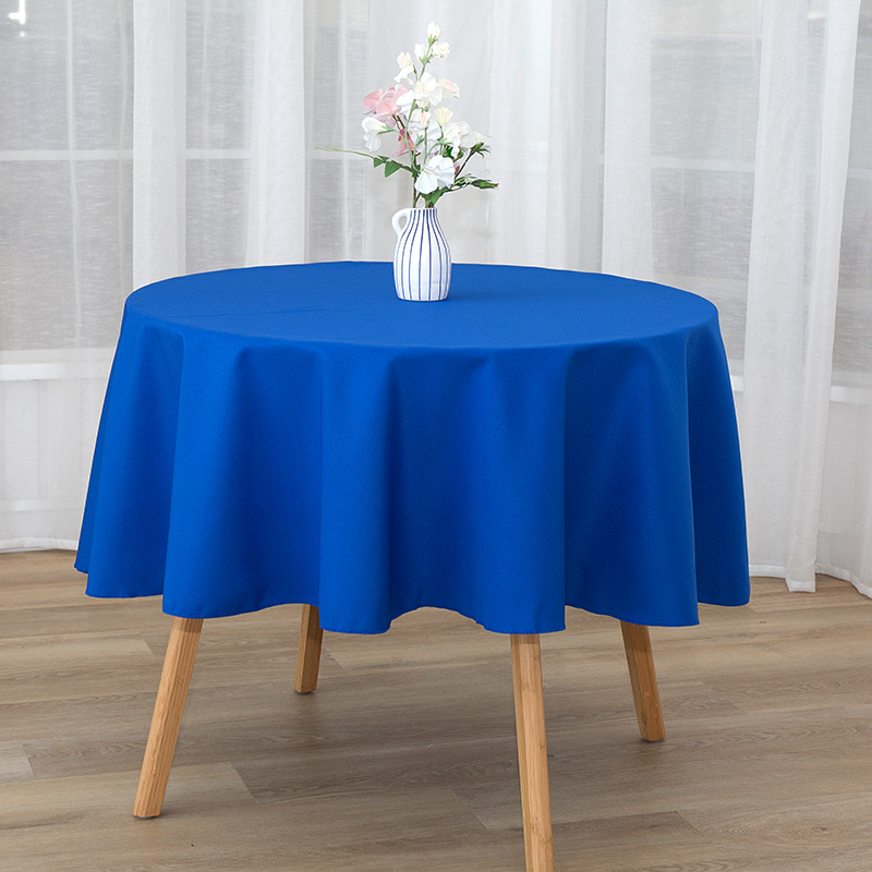 Rounder Spun Polyester Solid Color Wedding Tableclets
