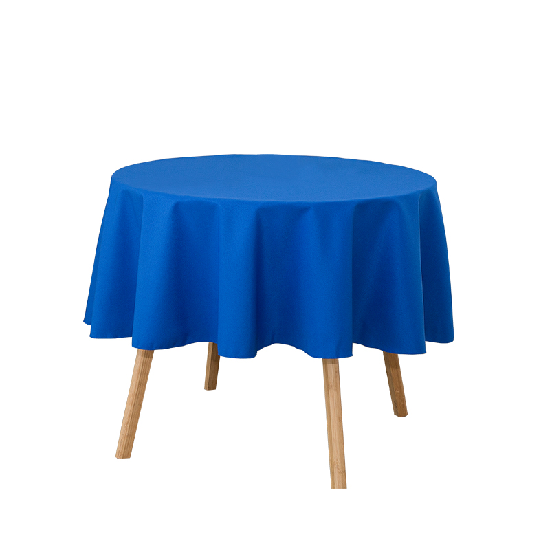 Rounder Spun Polyester Solid Color Wedding Tableclets